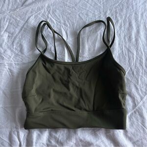 Olive Green Varley Women's Sports Bra